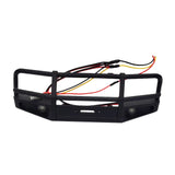 Maxbell Front Bumper with LED Light Upgrade for 1/18TH RC Crawler Car Fcx18 LC80 Style A