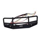 Maxbell Front Bumper with LED Light Upgrade for 1/18TH RC Crawler Car Fcx18 LC80 Style A