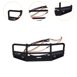 Maxbell Front Bumper with LED Light Upgrade for 1/18TH RC Crawler Car Fcx18 LC80 Style A