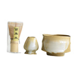 Maxbell 3 Pieces Japanese Matcha Whisk Set and Whisk Holder for Tea House Tea Lovers A