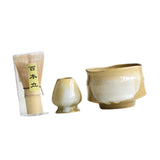 Maxbell 3 Pieces Japanese Matcha Whisk Set and Whisk Holder for Tea House Tea Lovers A