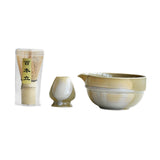 Maxbell 3 Pieces Japanese Matcha Whisk Set and Whisk Holder for Tea House Tea Lovers B