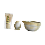 Maxbell 3 Pieces Japanese Matcha Whisk Set and Whisk Holder for Tea House Tea Lovers B