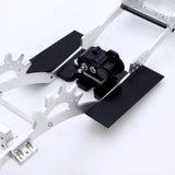 Maxbell Lcg Transmission Gearbox Sturdy Lightweight with Slipper Pad DIY Accessories Silver