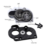 Maxbell Lcg Transmission Gearbox Sturdy Lightweight with Slipper Pad DIY Accessories Silver