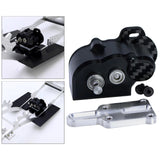 Maxbell Lcg Transmission Gearbox Sturdy Lightweight with Slipper Pad DIY Accessories Black