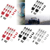 Maxbell 1/12 RC Car Shock Absorber Set Replaces Upgraded Kits for LC79 DIY Hobby Car Red