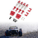Maxbell 1/12 RC Car Shock Absorber Set Replaces Upgraded Kits for LC79 DIY Hobby Car Red