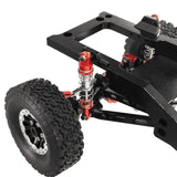 Maxbell 1/12 RC Car Shock Absorber Set Replaces Upgraded Kits for LC79 DIY Hobby Car Red