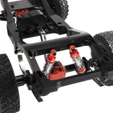 Maxbell 1/12 RC Car Shock Absorber Set Replaces Upgraded Kits for LC79 DIY Hobby Car Red