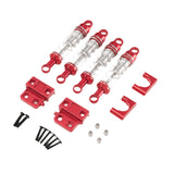 Maxbell 1/12 RC Car Shock Absorber Set Replaces Upgraded Kits for LC79 DIY Hobby Car Red
