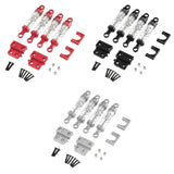 Maxbell 1/12 RC Car Shock Absorber Set Replaces Upgraded Kits for LC79 DIY Hobby Car Red
