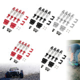 Maxbell 1/12 RC Car Shock Absorber Set Replaces Upgraded Kits for LC79 DIY Hobby Car Red