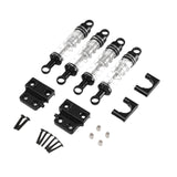 Maxbell 1/12 RC Car Shock Absorber Set Replaces Upgraded Kits for LC79 DIY Hobby Car Black