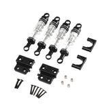 Maxbell 1/12 RC Car Shock Absorber Set Replaces Upgraded Kits for LC79 DIY Hobby Car Black
