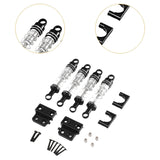 Maxbell 1/12 RC Car Shock Absorber Set Replaces Upgraded Kits for LC79 DIY Hobby Car Black