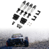Maxbell 1/12 RC Car Shock Absorber Set Replaces Upgraded Kits for LC79 DIY Hobby Car Black