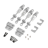 Maxbell 1/12 RC Car Shock Absorber Set Replaces Upgraded Kits for LC79 DIY Hobby Car Silver