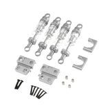 Maxbell 1/12 RC Car Shock Absorber Set Replaces Upgraded Kits for LC79 DIY Hobby Car Silver