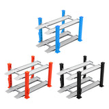 Maxbell 1/64 Parking Lot Scene Display Case Layout Alloy Car Model Toy Display Stand blue