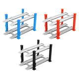 Maxbell 1/64 Parking Lot Scene Display Case Layout Alloy Car Model Toy Display Stand blue