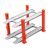 Maxbell 1/64 Parking Lot Scene Display Case Layout Alloy Car Model Toy Display Stand red