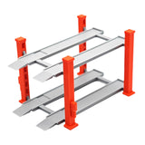 Maxbell 1/64 Parking Lot Scene Display Case Layout Alloy Car Model Toy Display Stand red