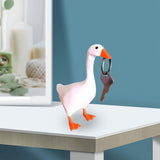 Maxbell Duck Key Holder Duck Statue Standing Desktop Decoration for Table Room Porch