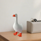 Maxbell Duck Key Holder Duck Statue Standing Desktop Decoration for Table Room Porch
