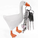 Maxbell Duck Key Holder Duck Statue Standing Desktop Decoration for Table Room Porch