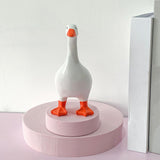 Maxbell Duck Key Holder Duck Statue Standing Desktop Decoration for Table Room Porch
