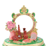 Maxbell Enamel Jewelry Box Display Jewelry Storage Case for Desktop Bracelet Pendant Green