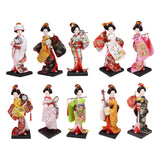 Maxbell Japanese Geisha Oriental Ancient Kabuki Lady Statue for Tabletop Shelf Home