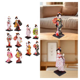 Maxbell Japanese Geisha Oriental Ancient Kabuki Lady Statue for Tabletop Shelf Home