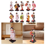 Maxbell Japanese Geisha Oriental Ancient Kabuki Lady Statue for Tabletop Shelf Home