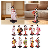 Maxbell Japanese Geisha Oriental Ancient Kabuki Lady Statue for Tabletop Shelf Home