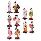 Maxbell Japanese Geisha Oriental Ancient Kabuki Lady Statue for Tabletop Shelf Home