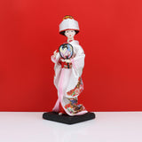 Maxbell Japanese Geisha Oriental Ancient Kabuki Lady Statue for Tabletop Shelf Home