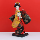 Maxbell Japanese Geisha Oriental Ancient Kabuki Lady Statue for Tabletop Shelf Home