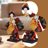 Maxbell Japanese Geisha Oriental Ancient Kabuki Lady Statue for Tabletop Shelf Home