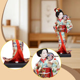 Maxbell Japanese Geisha Oriental Ancient Kabuki Lady Statue for Tabletop Shelf Home