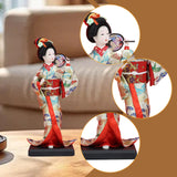 Maxbell Japanese Geisha Oriental Ancient Kabuki Lady Statue for Tabletop Shelf Home