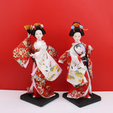 Maxbell Japanese Geisha Oriental Ancient Kabuki Lady Statue for Tabletop Shelf Home