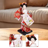 Maxbell Japanese Geisha Oriental Ancient Kabuki Lady Statue for Tabletop Shelf Home