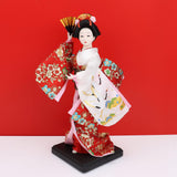 Maxbell Japanese Geisha Oriental Ancient Kabuki Lady Statue for Tabletop Shelf Home