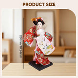 Maxbell Japanese Geisha Oriental Ancient Kabuki Lady Statue for Tabletop Shelf Home