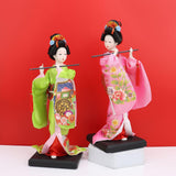 Maxbell Japanese Geisha Oriental Ancient Kabuki Lady Statue for Tabletop Shelf Home