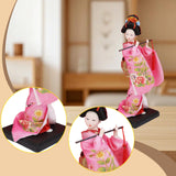 Maxbell Japanese Geisha Oriental Ancient Kabuki Lady Statue for Tabletop Shelf Home