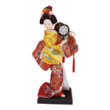 Maxbell Japanese Geisha Oriental Ancient Kabuki Lady Statue for Tabletop Shelf Home