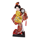 Maxbell Japanese Geisha Oriental Ancient Kabuki Lady Statue for Tabletop Shelf Home